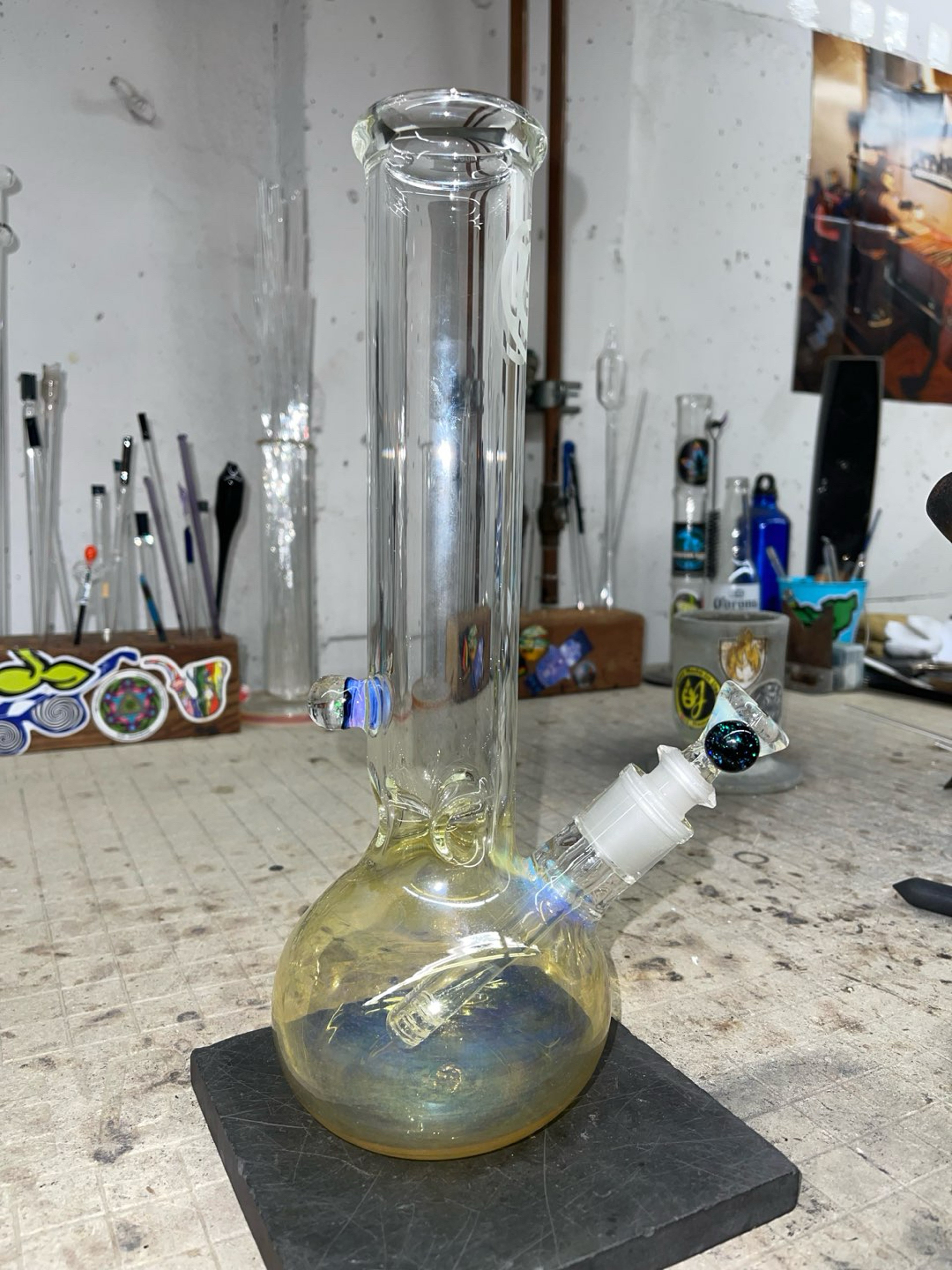 12.5” silver fume bong image 0