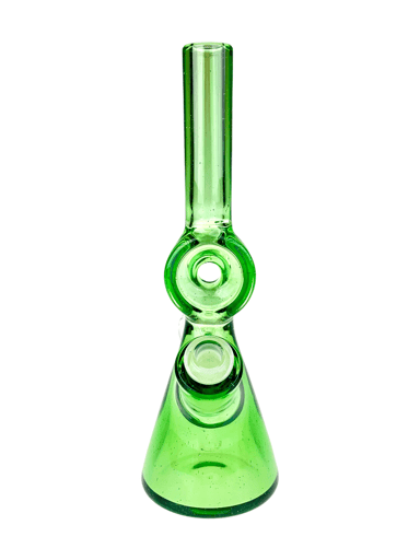 Preview pic of Gemini Art Glass Donut Mini Tube Swamp Green