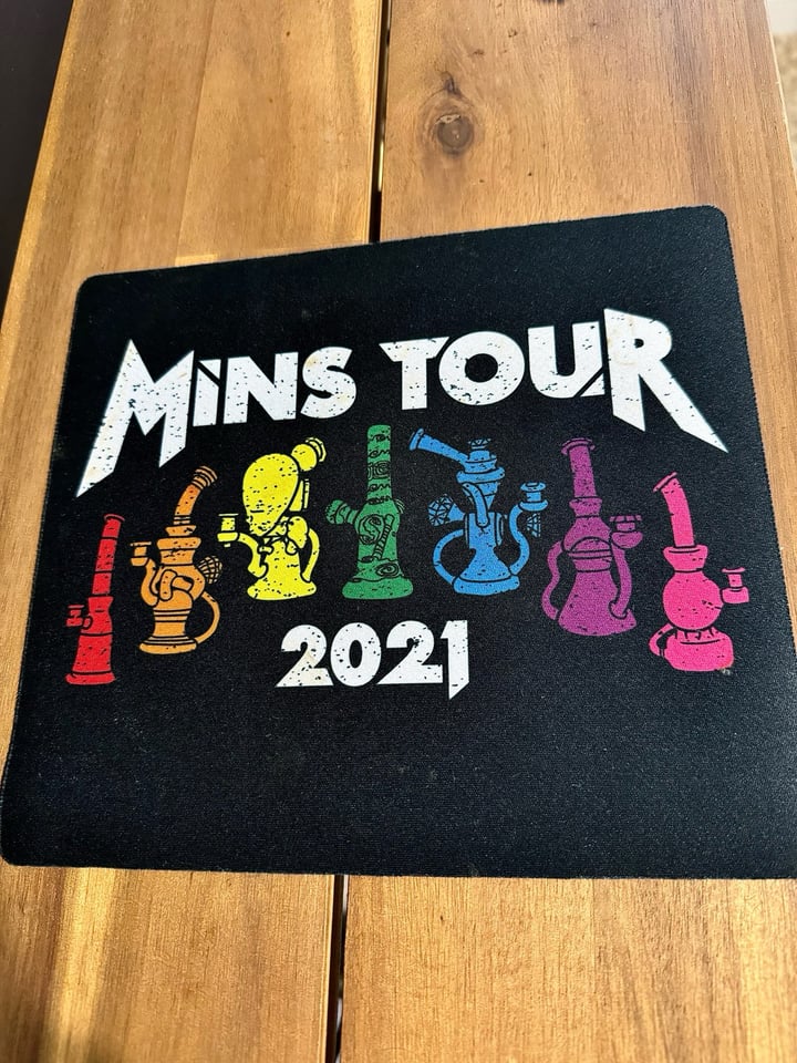 Mins Tour 2021 Mouse Pad Style Mat Image