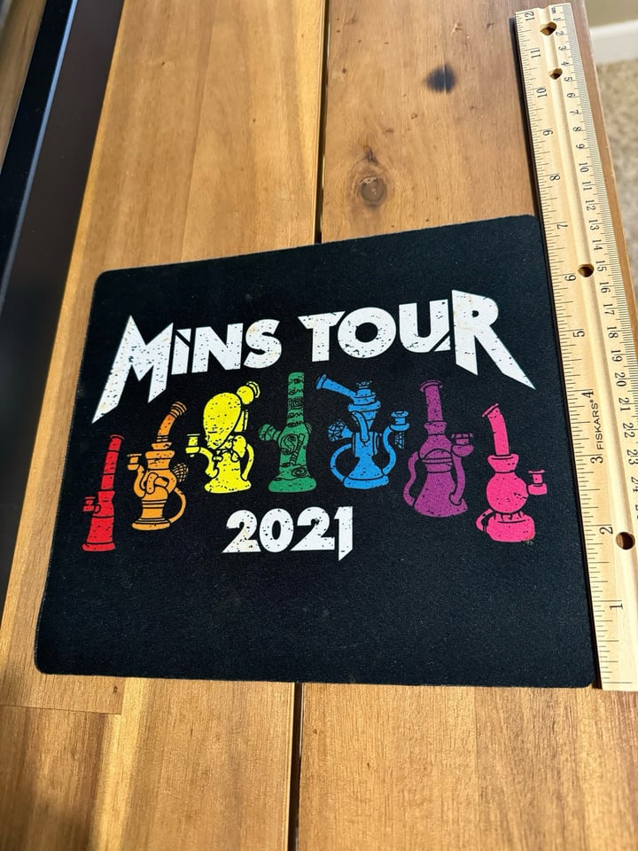 Mins Tour 2021 Mouse Pad Style Mat Image 3