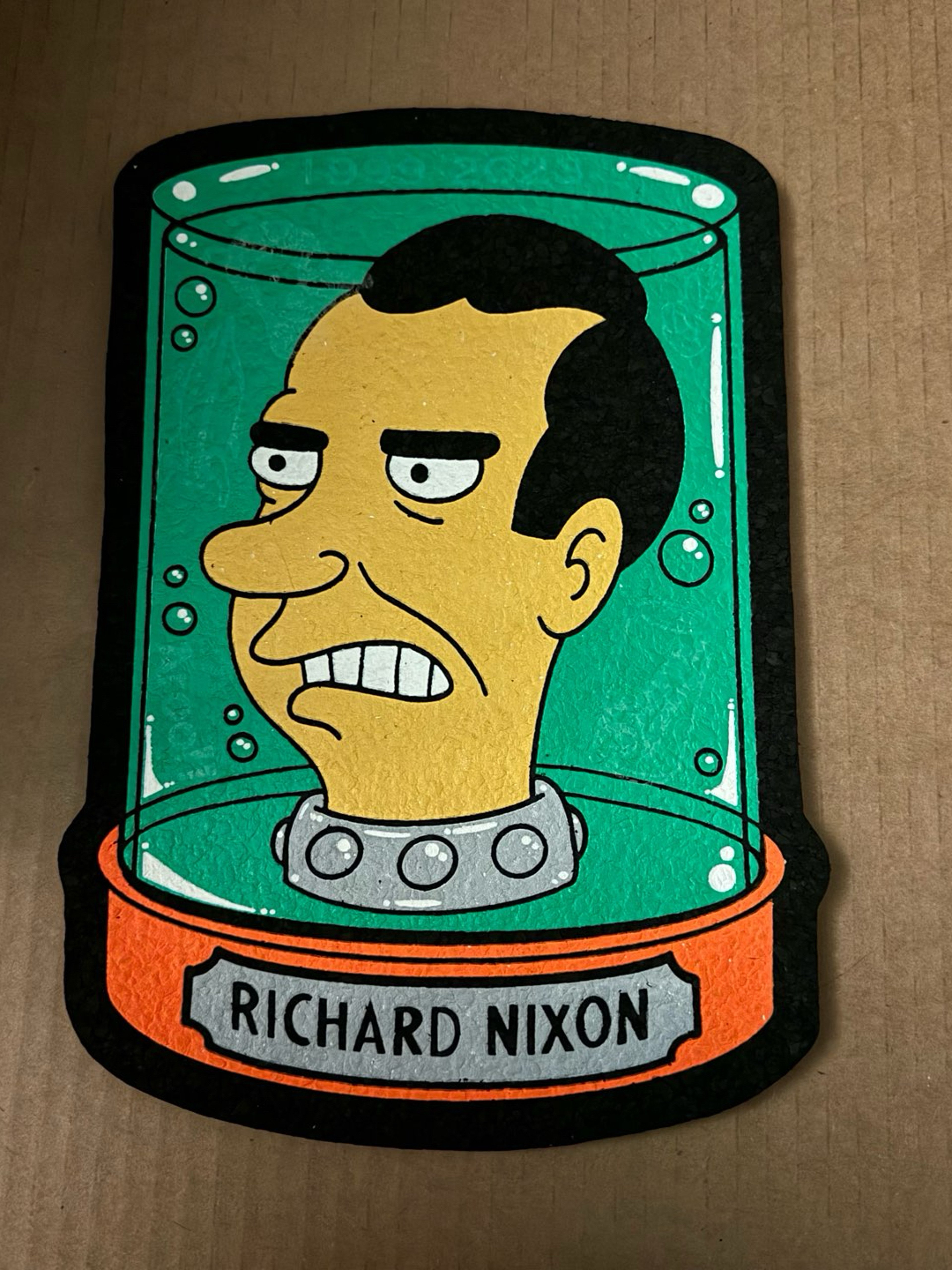 Preview pic of Richard Nixon futurama moodmat full uv glow