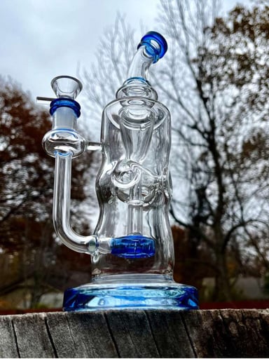 Preview pic of 10" Fab Egg Thick Glass Rig Last Piece