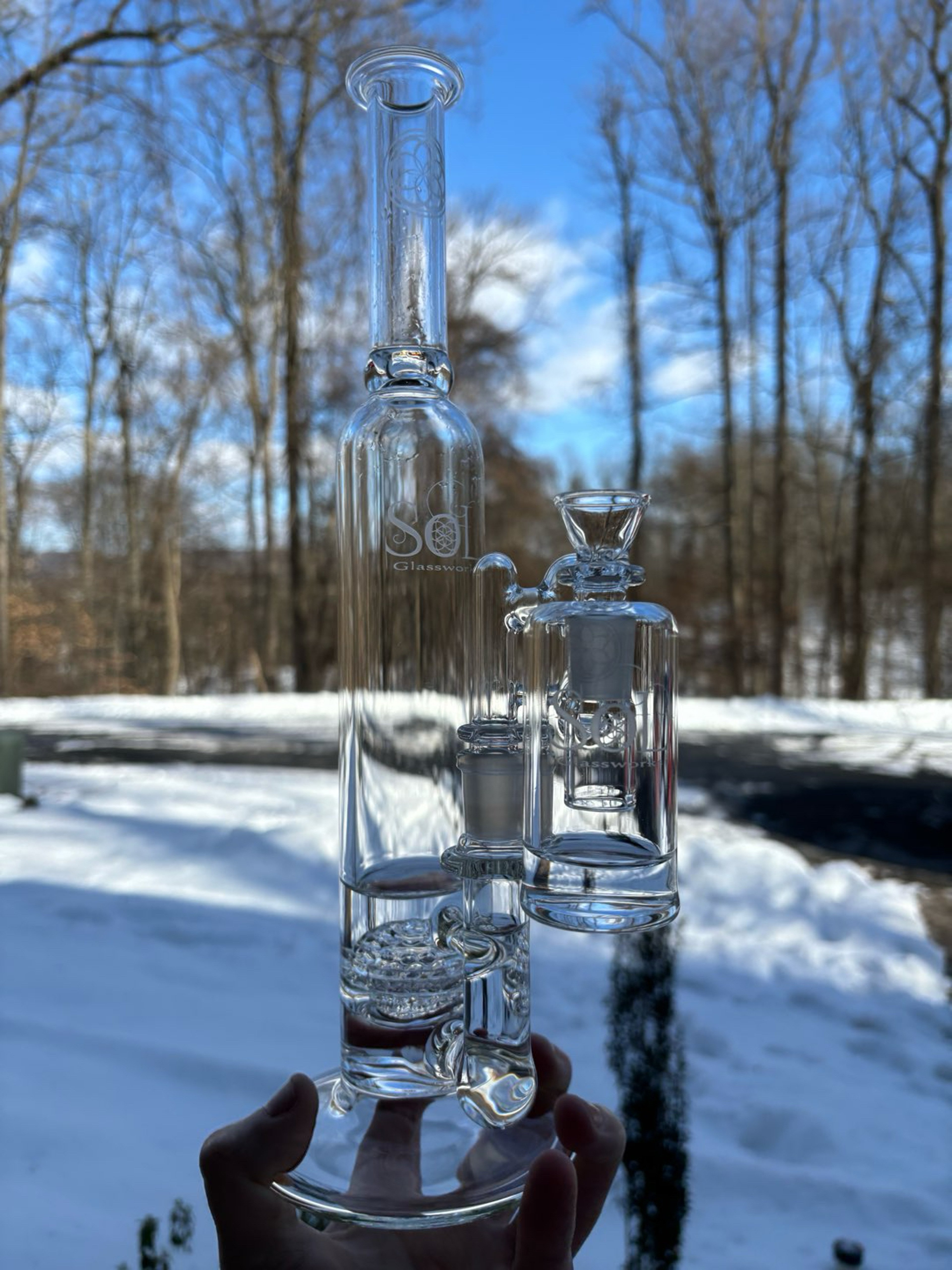 Bottle neck sol 14 mm tube ash catch and slide image 0