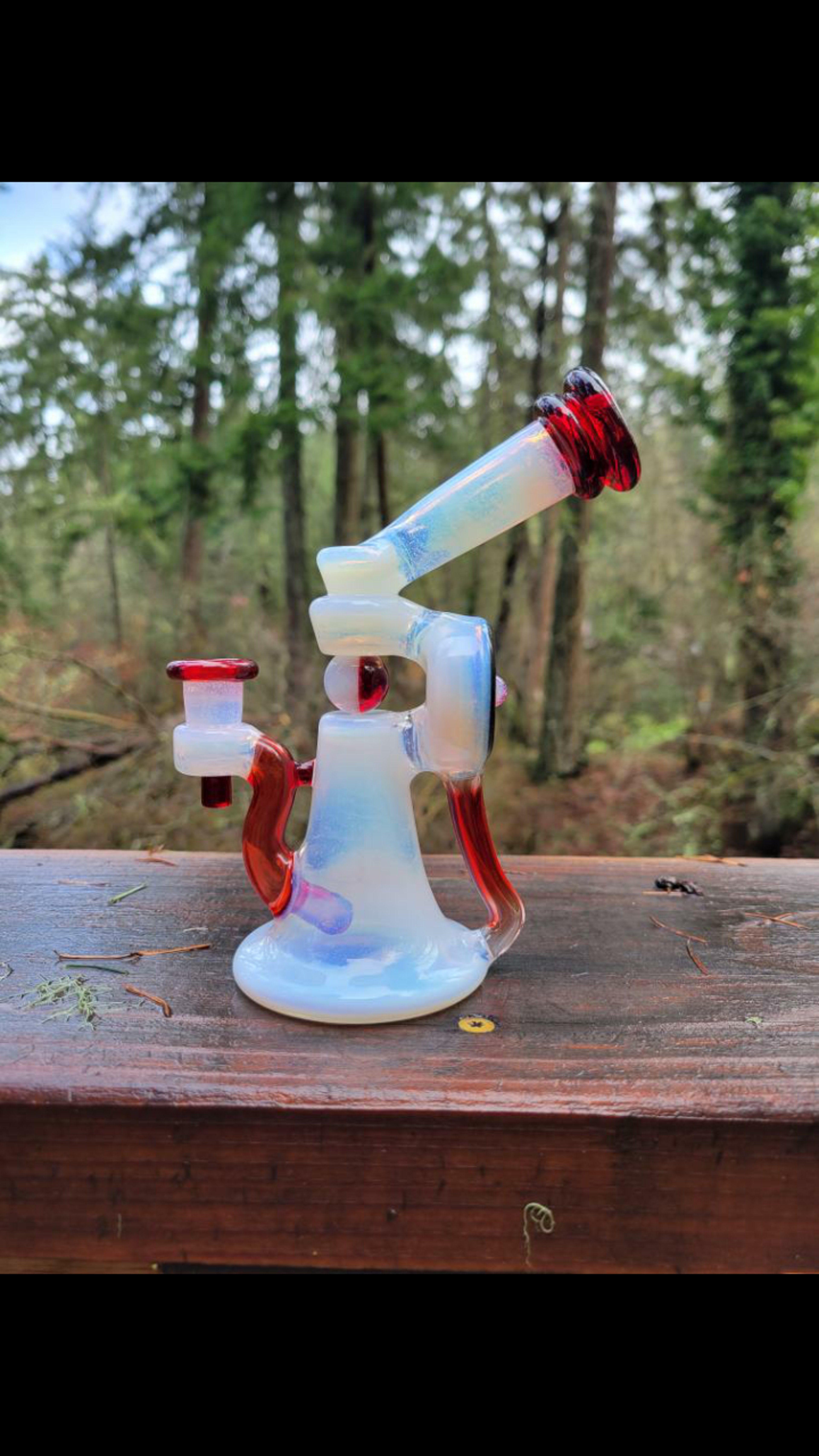 Preview pic of Tainted glass marble trap rig