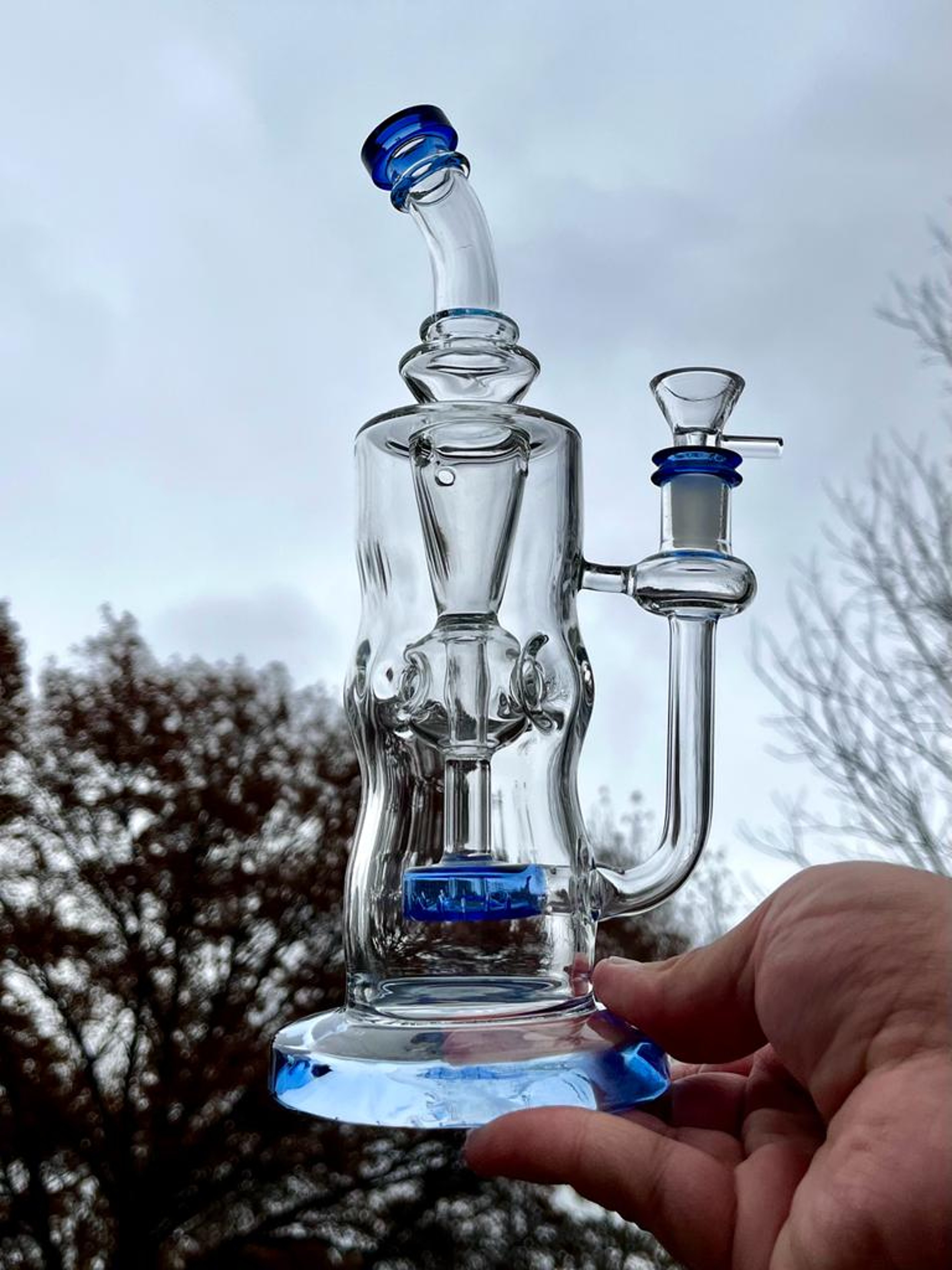 10" Egg Fab Thick Glass Rig Last piece image 0