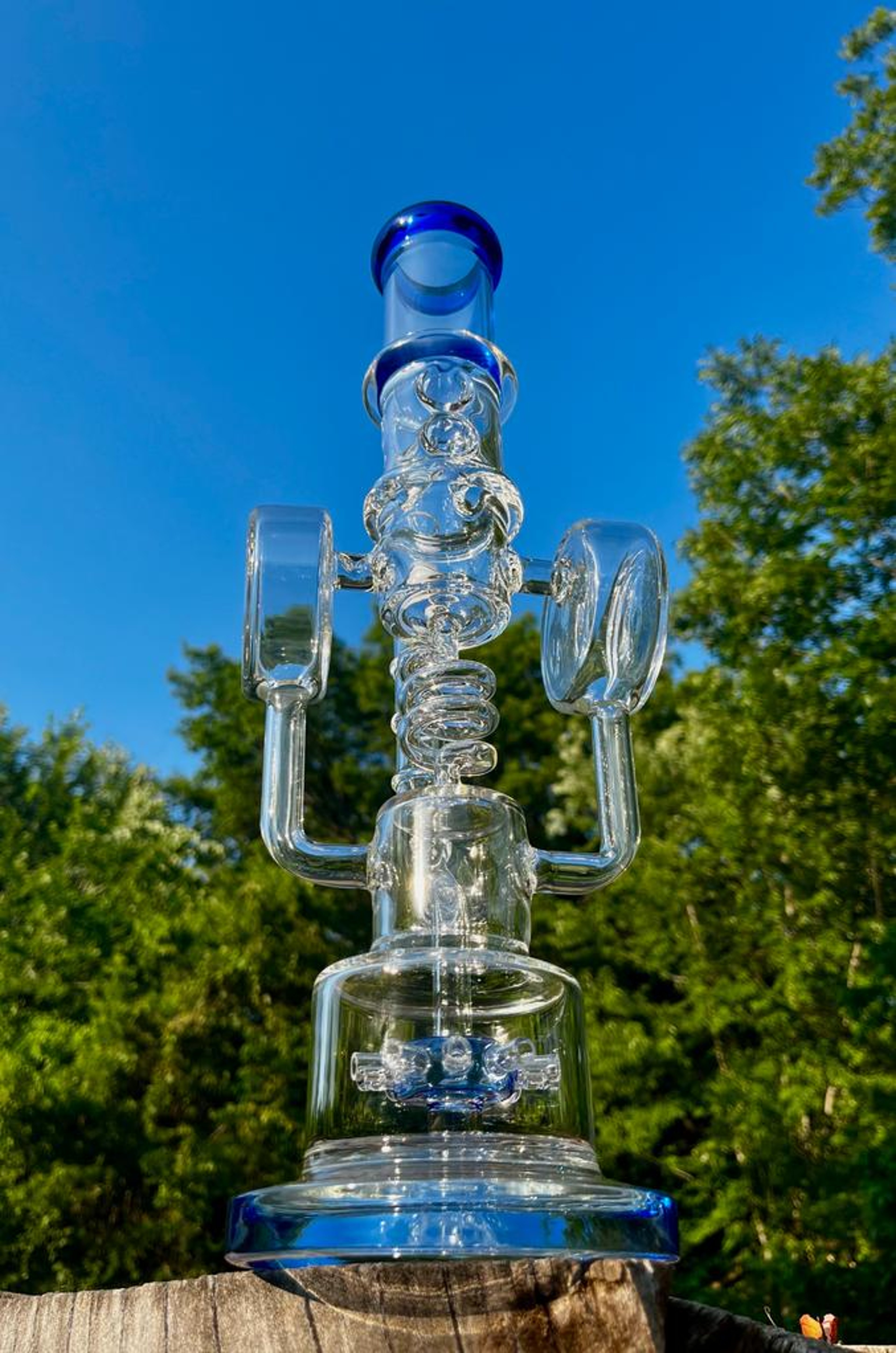 Preview pic of 14"Glass Recycler Rig