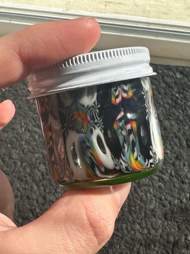Preview pic of Chipstack / Citrine 2 fl oz Wavey Glass