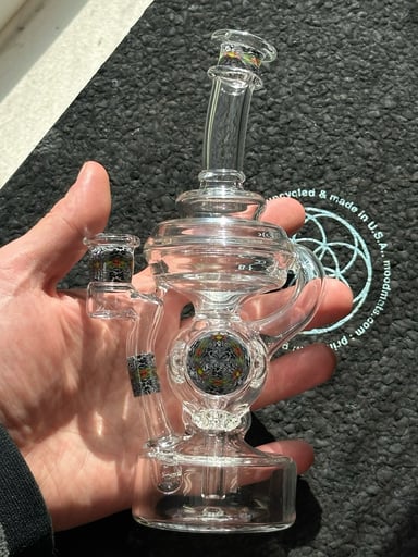 Preview pic of Staklo Chamber Tech Incycler w/ Rorschach style Millie Section accents