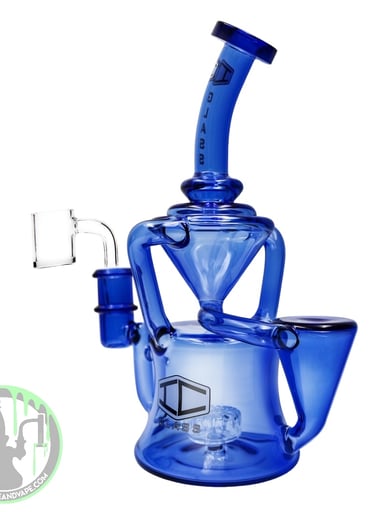 Preview pic of IC Glass - Double Intake Double Drain Recycler - Blue