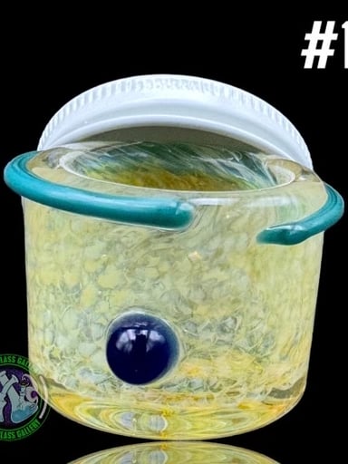 Preview pic of Ben’s Glass Art - Fumed Baller Jar #17