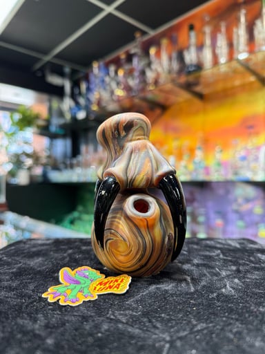 Preview pic of Woodgrain Dragon Egg by Mike Luna X Don Chile Ortega