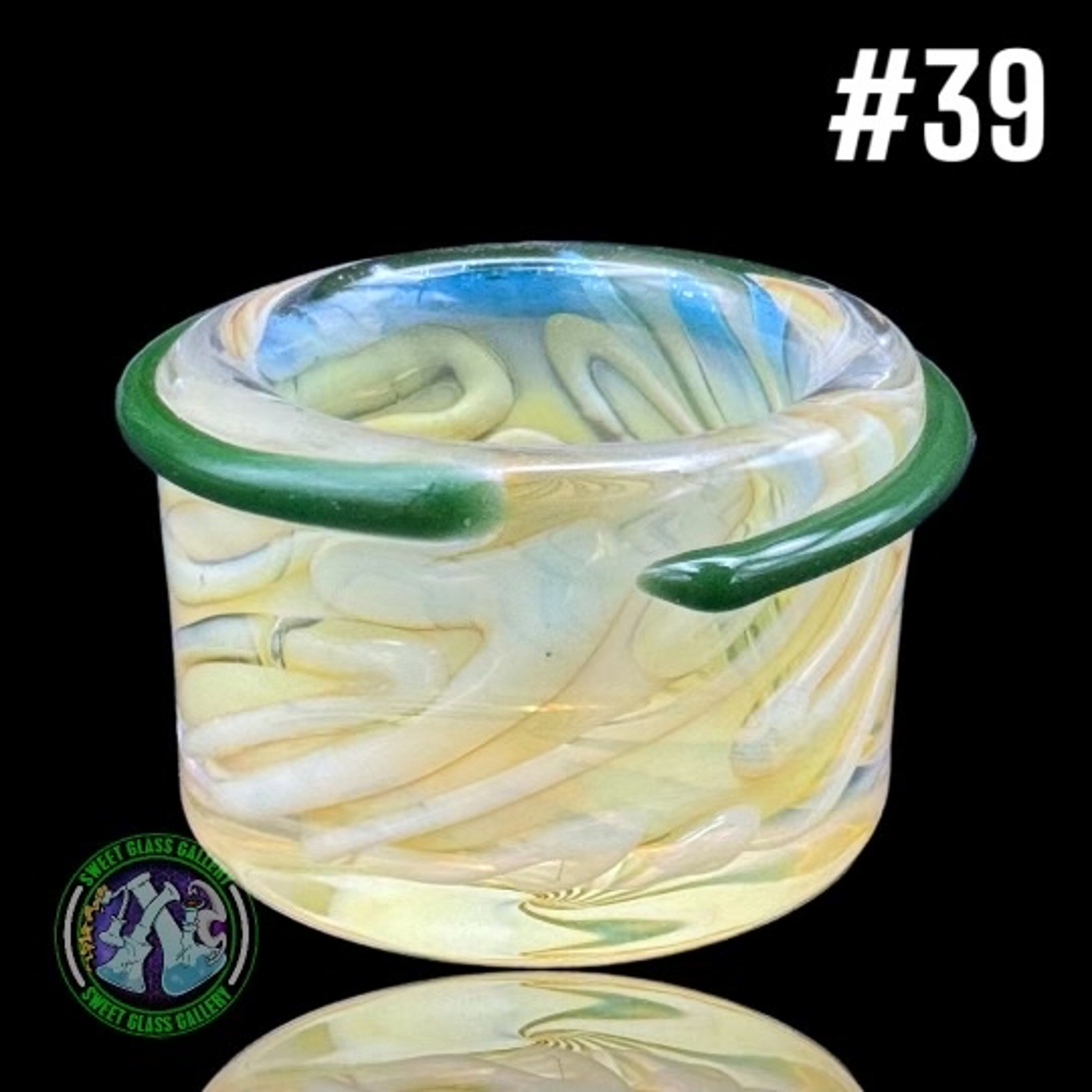 Ben’s Glass Art - Fumed Baller Jar #39 image 0