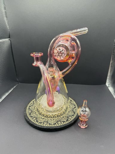 Preview pic of Earl JR /Kage glass Collab infinity bottle!!!