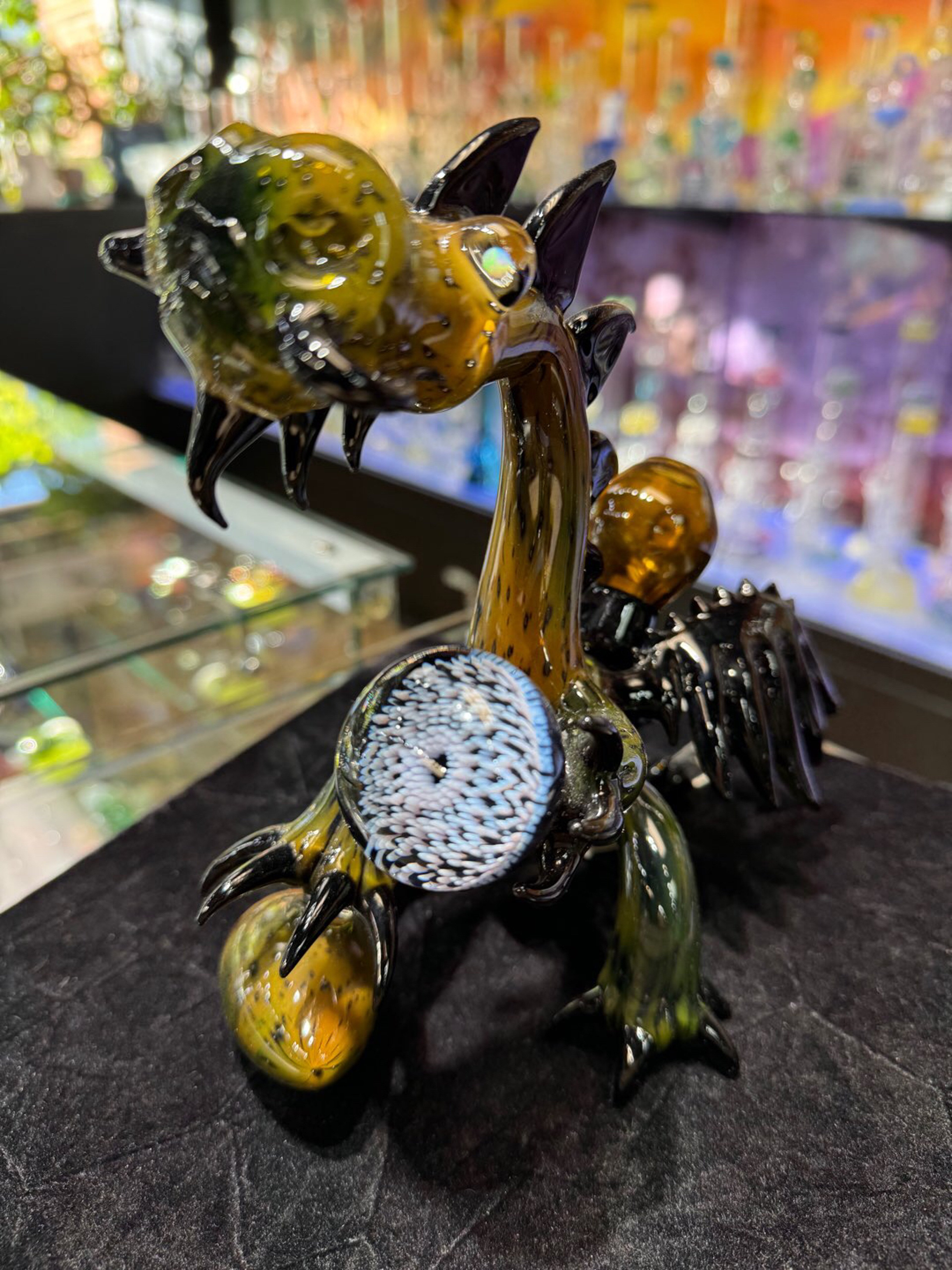 Dragon Sculpture by Hic Dogg X Steve H Glass image 0
