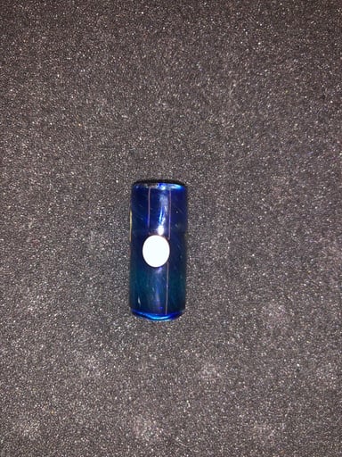 Preview pic of Unknownbunsen bead blue with white dot in center