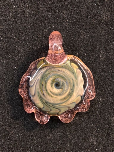 Preview pic of Fumed wig wag portal pendant (pink) by j.suns_creations