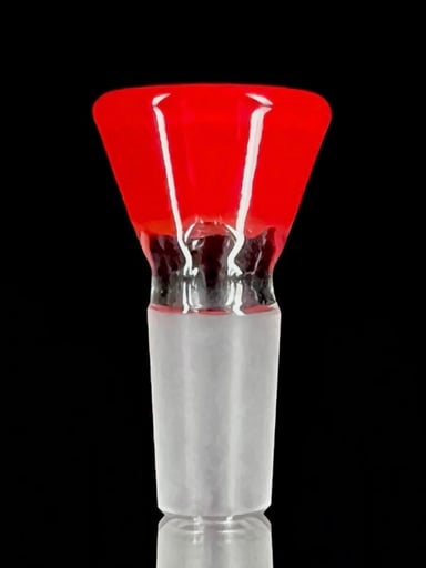 Preview pic of 14mm hornless cherry full-accent slide by Welch Glass