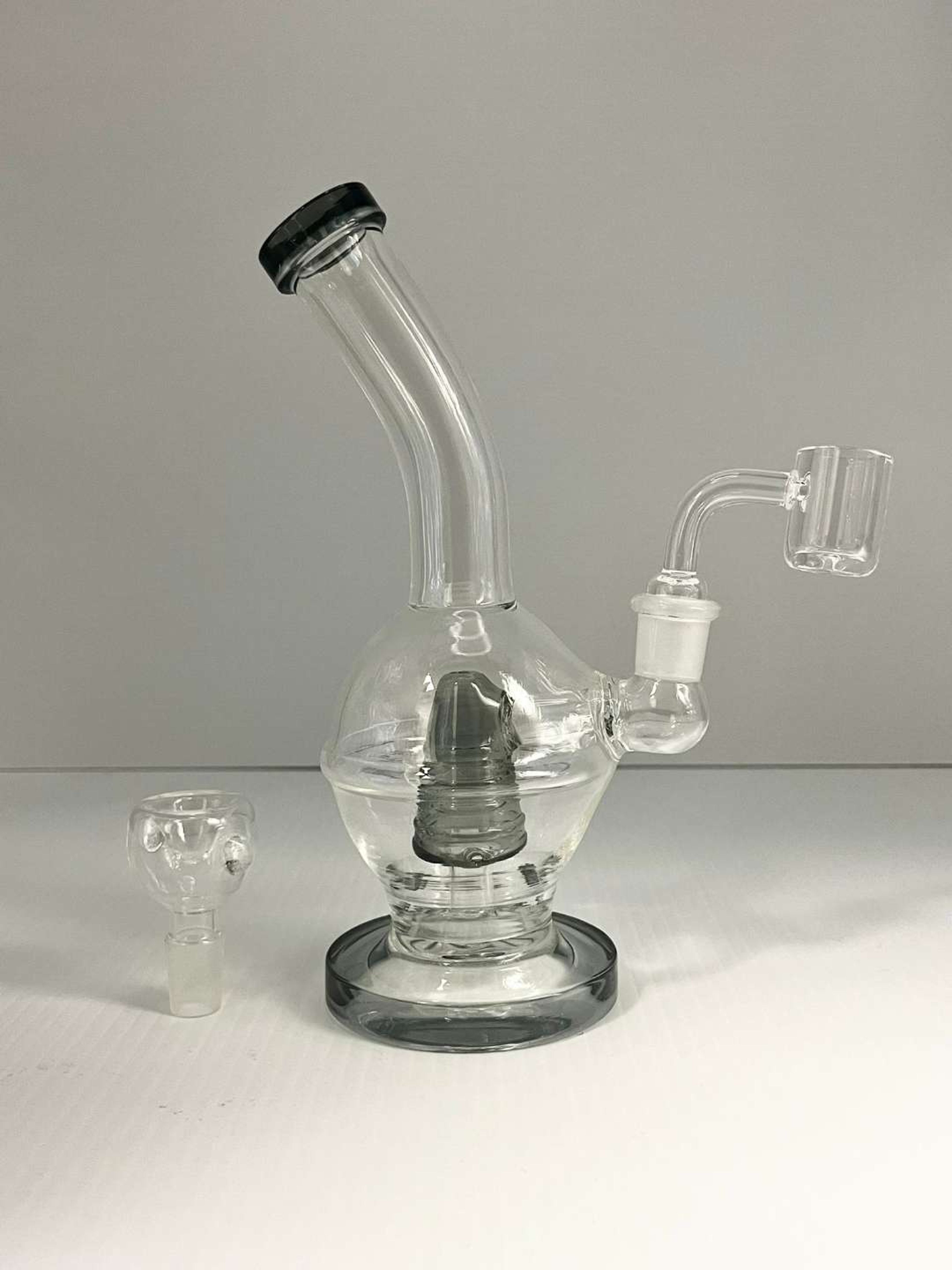 8" Thick Glass Rig Recycler image 0