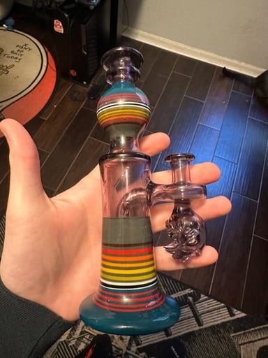 Preview pic of Snic Barnes Serape Cat Skull