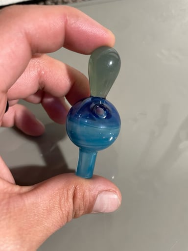 Preview pic of Blue and Grey 25mm Carb Cap