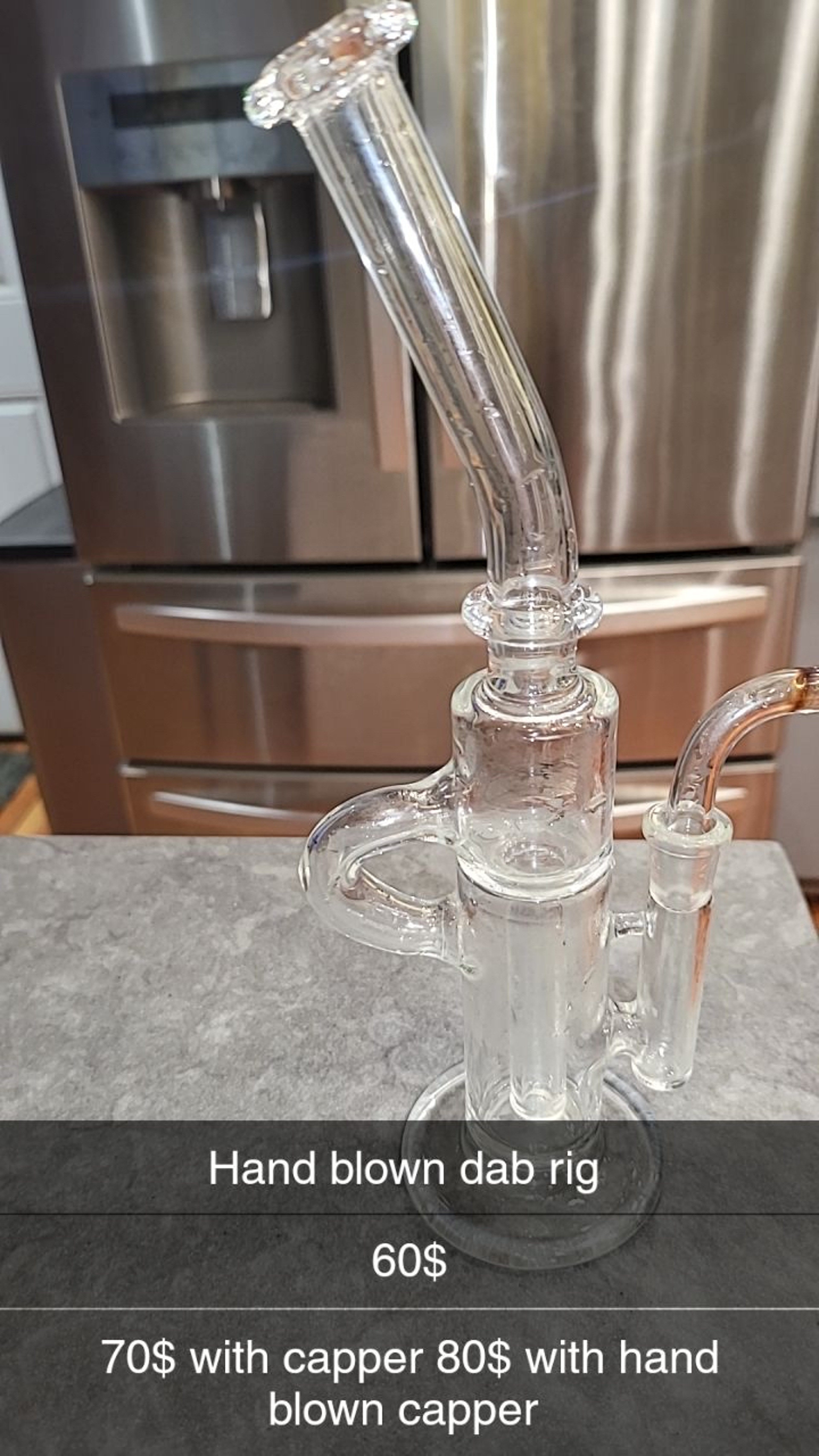 Hand blown dab rig image 0