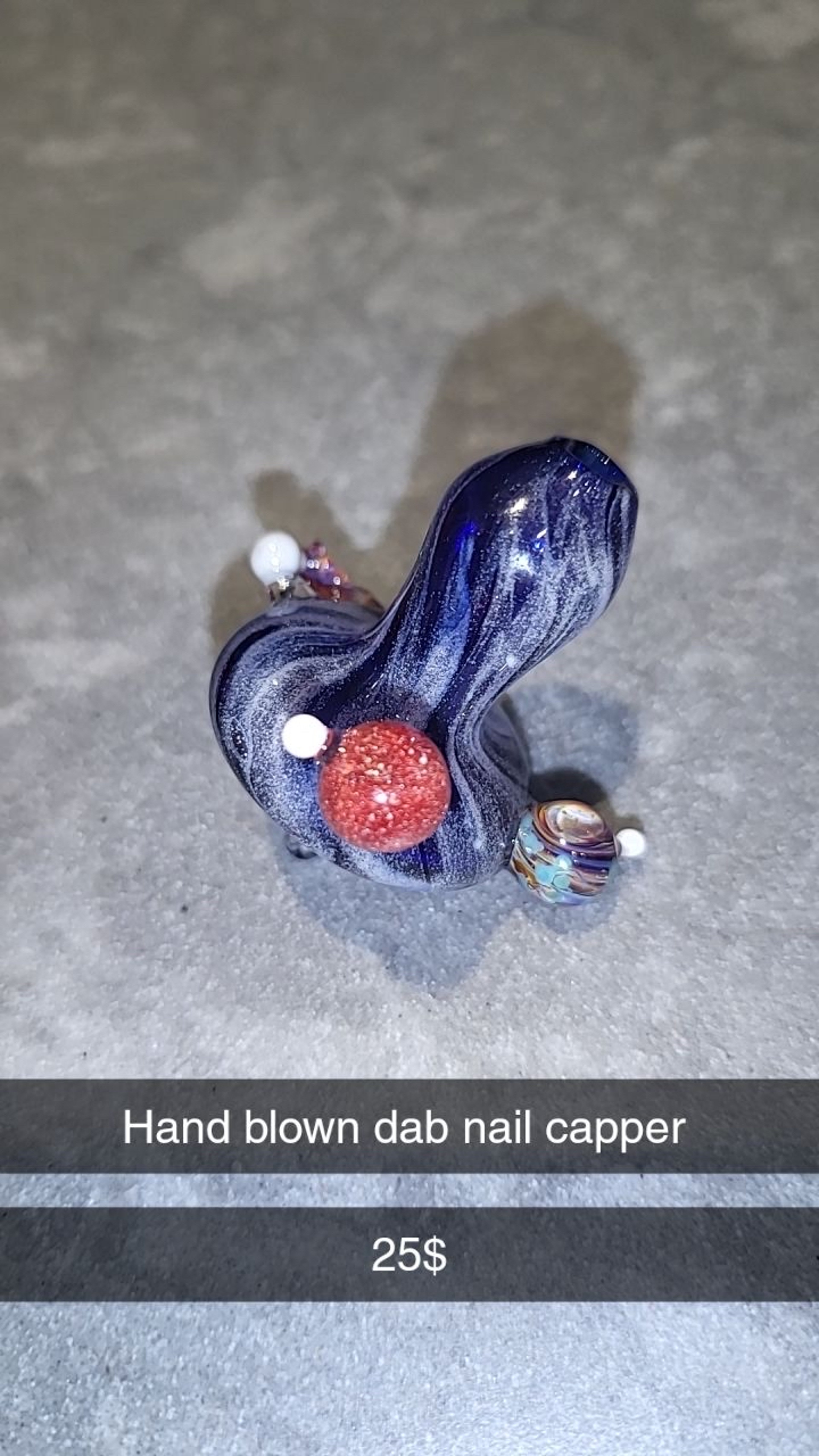 Hand blown dab capper image 0