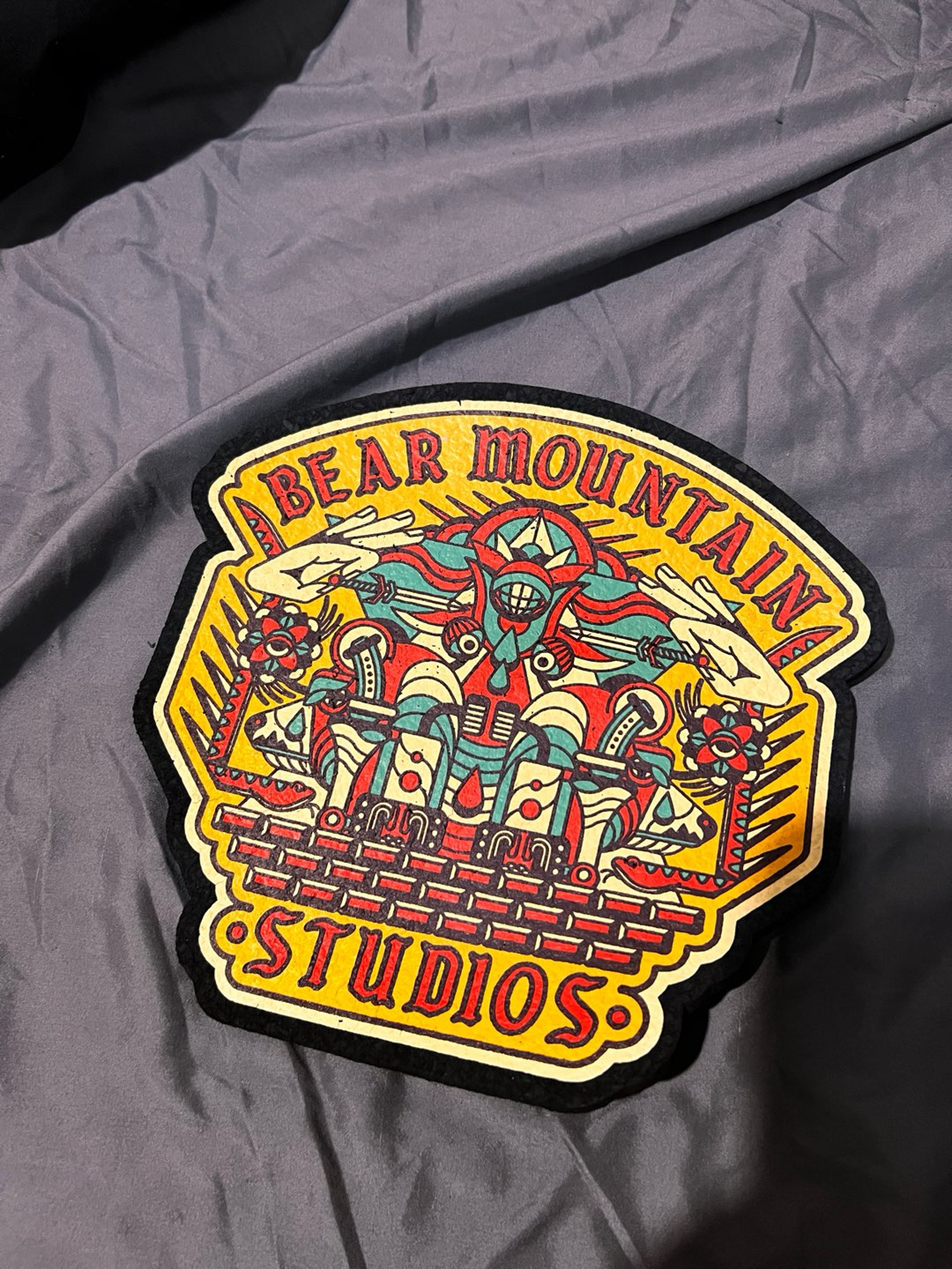 Preview pic of Bear Mountain Studios large limited edition mood mat