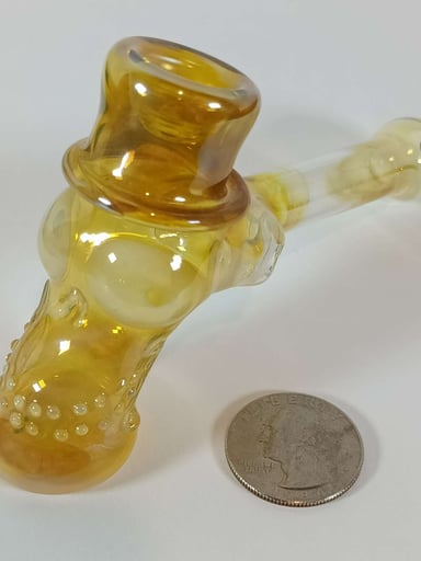 Preview pic of Ginny Snodgrass Mr Top Hat Fumed Hammer Pipe