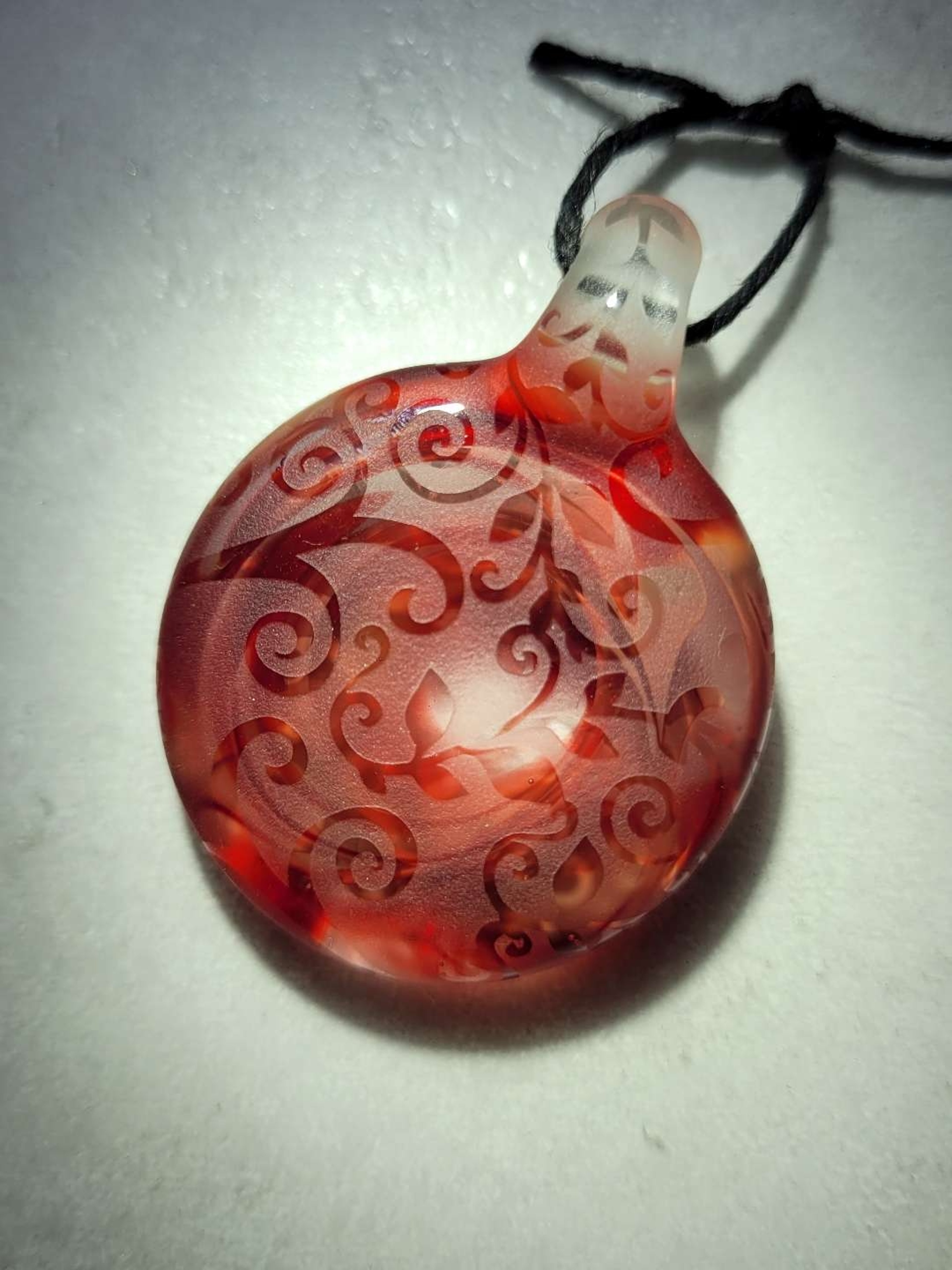 π*Valentines Special*π Ruby Vinewrap Pendant image 0