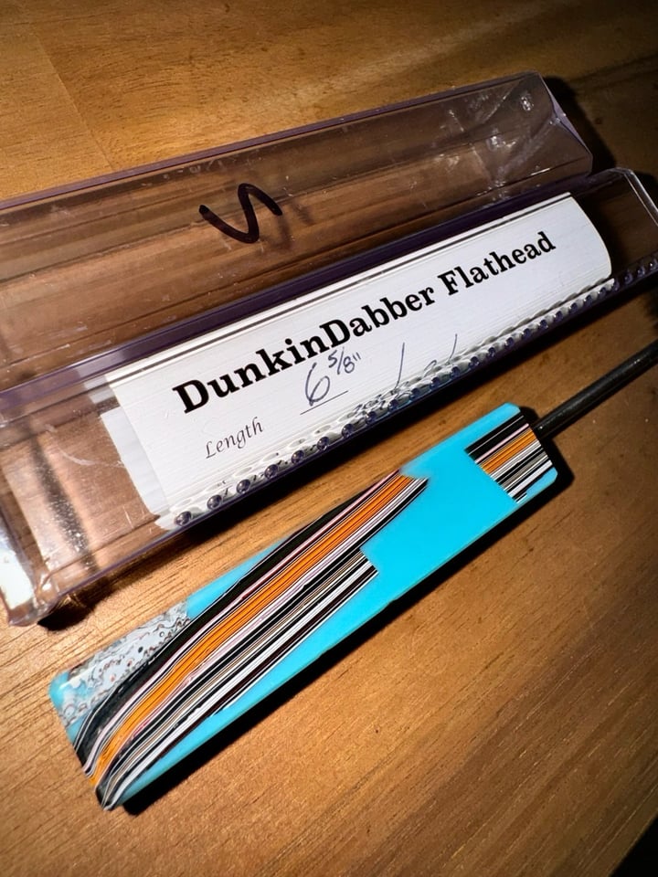 Dunkin Dabber Tiffany Blue Fordite Flathead Image
