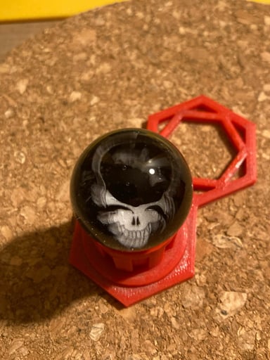 Preview pic of Steelhead SYF Skull Marble Obe906glass