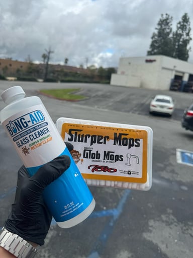 Preview pic of Bong iso slurper mops cleaning kit