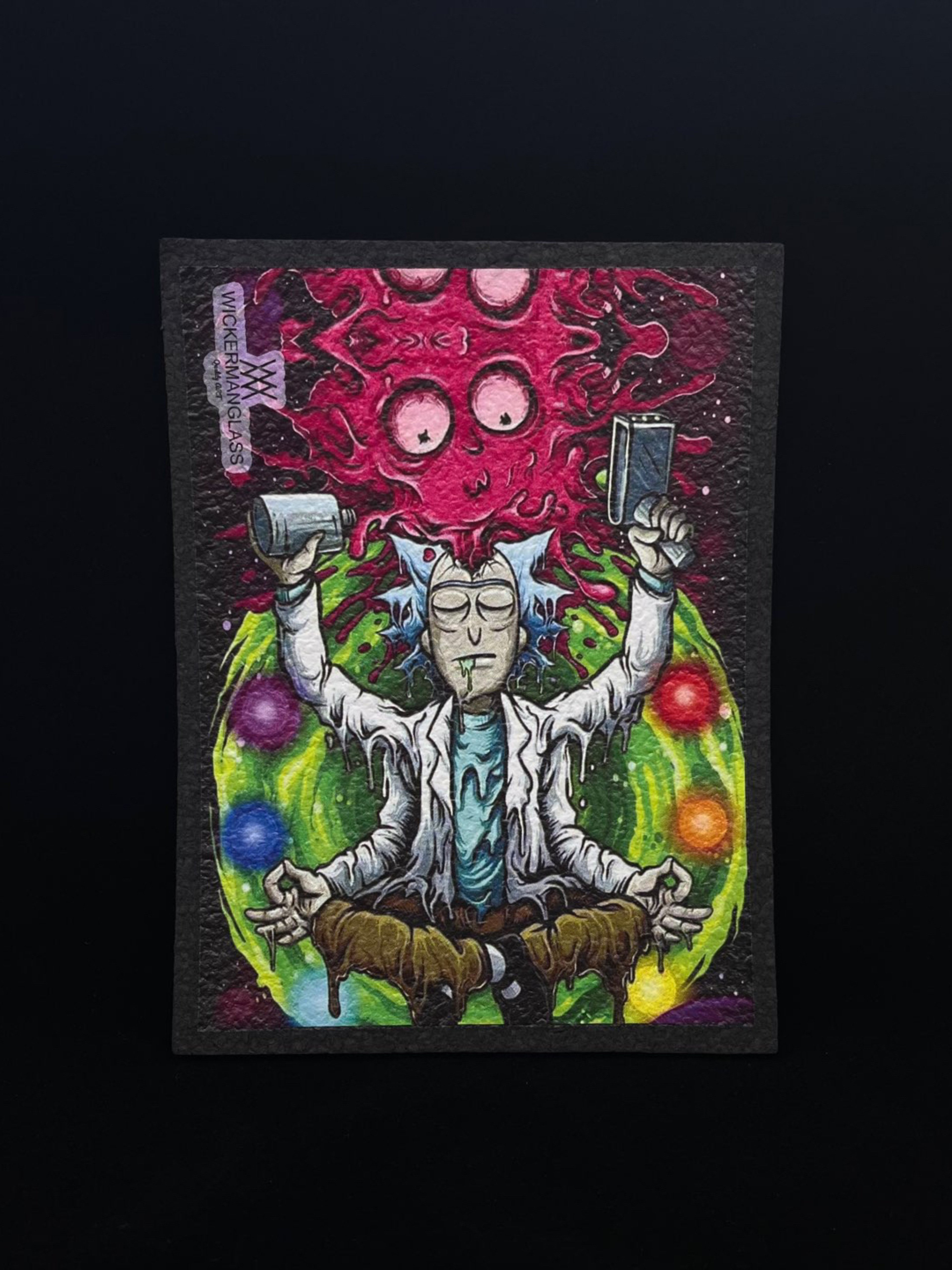 le100 Rick and Morty Mat by Wickerman Glass (Behram Agha) x Moodmats image 0