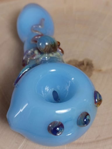 Preview pic of Blue octopus hand pipe