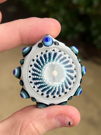 Preview pic of Steve H Dotstack Pendant w/ Encased Opal