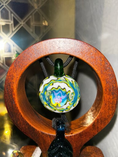 Preview pic of Fully worked Pendent and stand