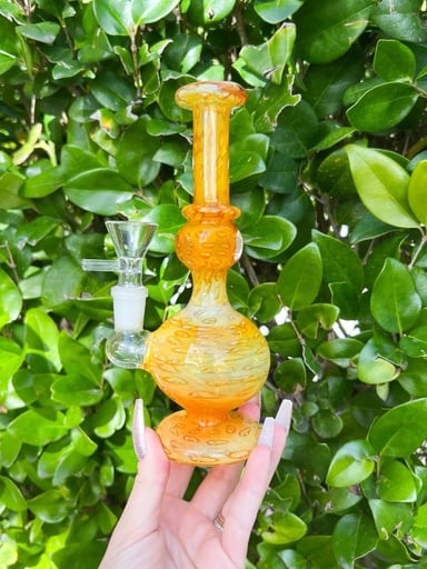 Preview pic of Yellow Genie 8 Inch Water Pipe