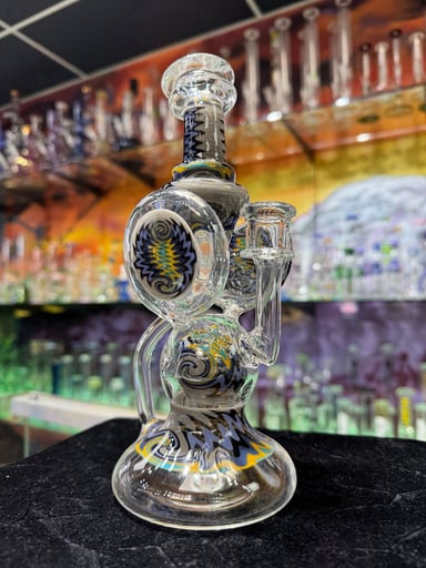 Preview pic of Double Uptake Disc recycler from Clarkie Clarke Glass