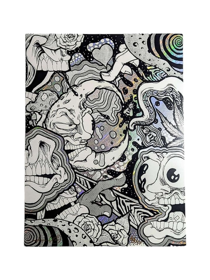 Aaron Brooks "Spring (Holographic Foil)" Print