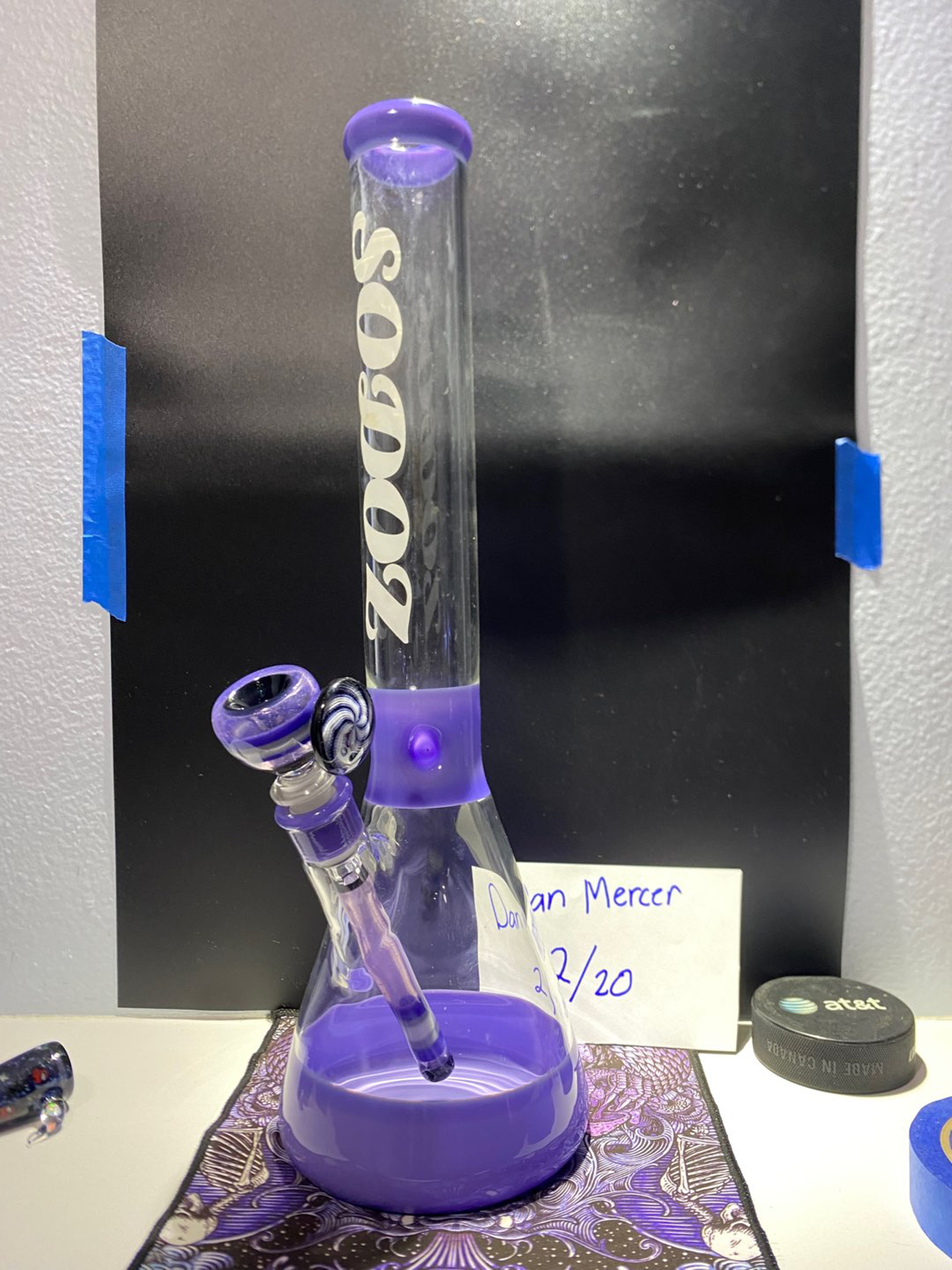 Preview pic of Sodoz Glass Milky Purple Beaker