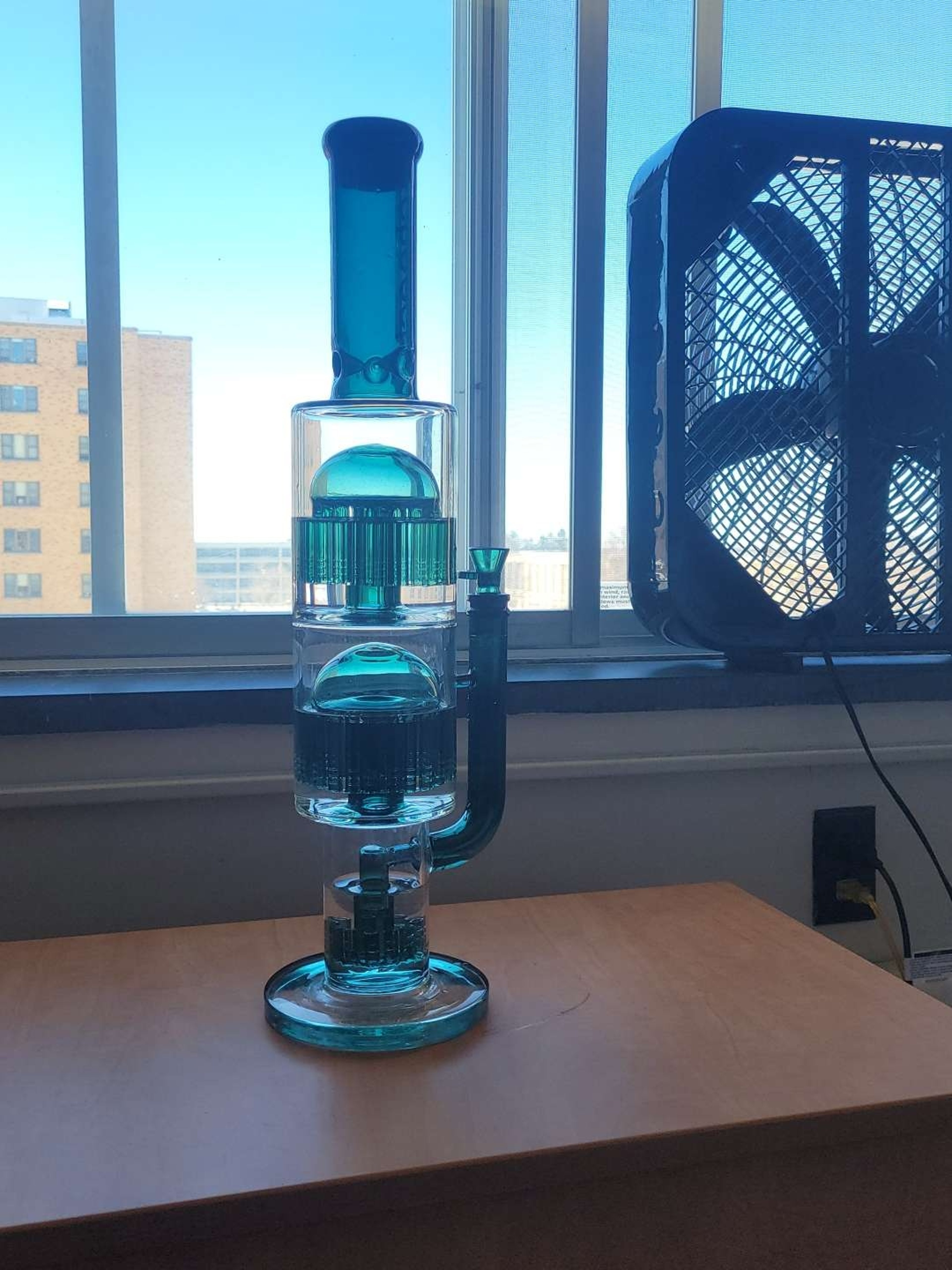 Preview pic of Limited edition triple perc CHEECH bong