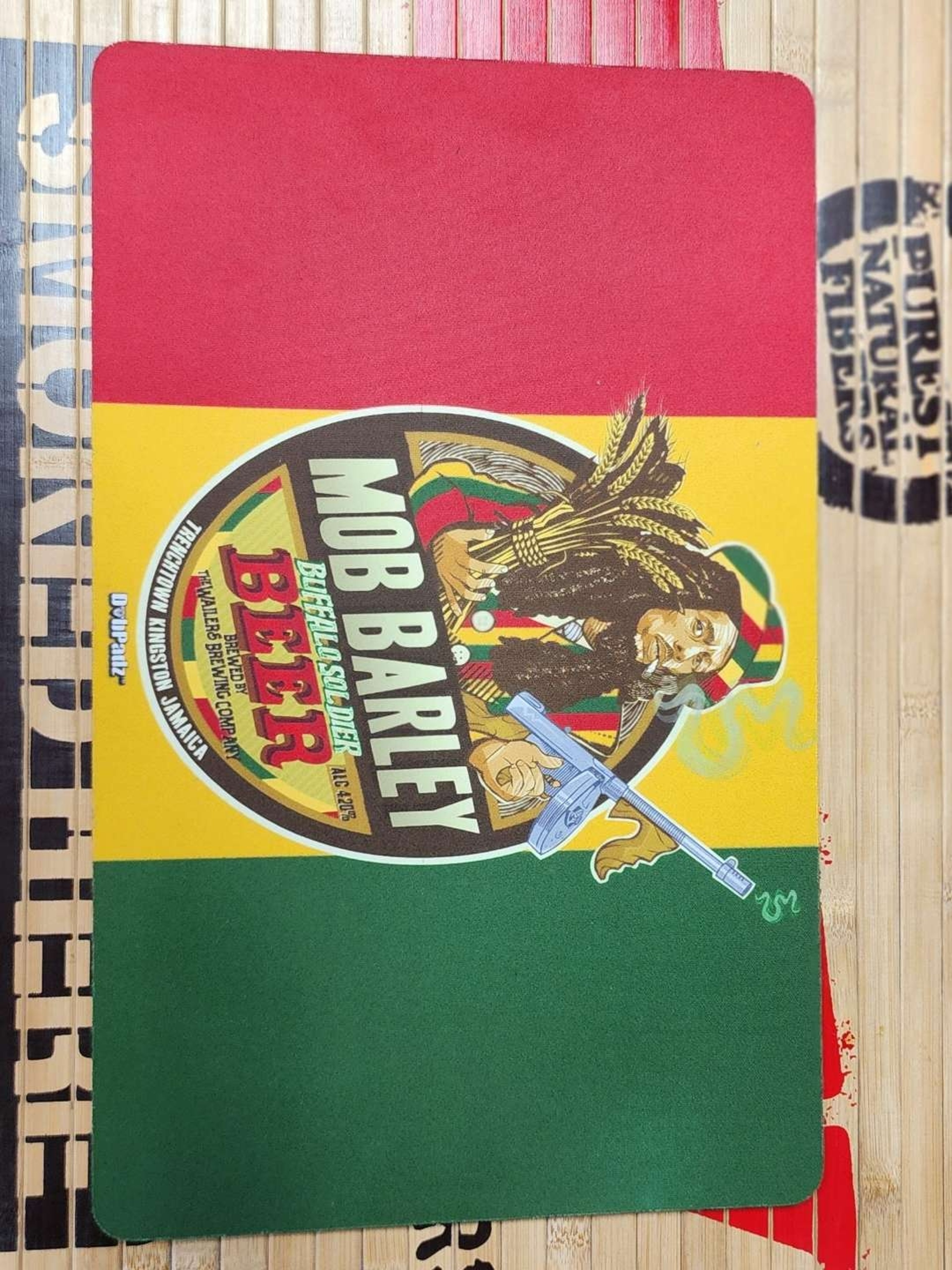 Preview pic of Bob Marley Beer Dab Mat