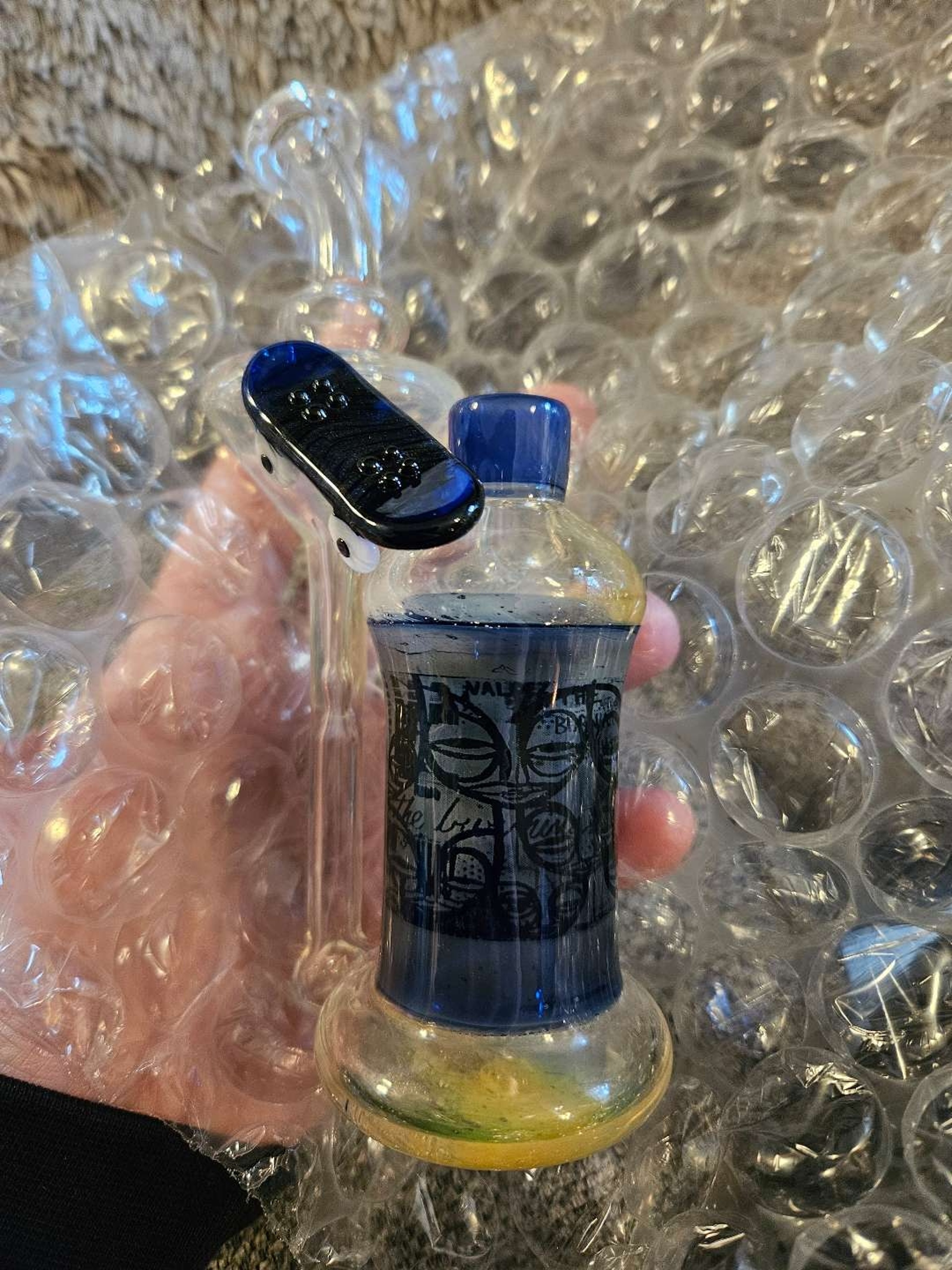 Preview pic of Kris Markovich x BurningBush Recycler w skateboard accent.