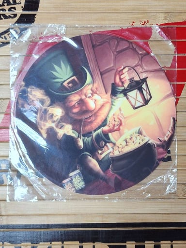 Preview pic of Pot of Lucky Green Leprechaun Mat