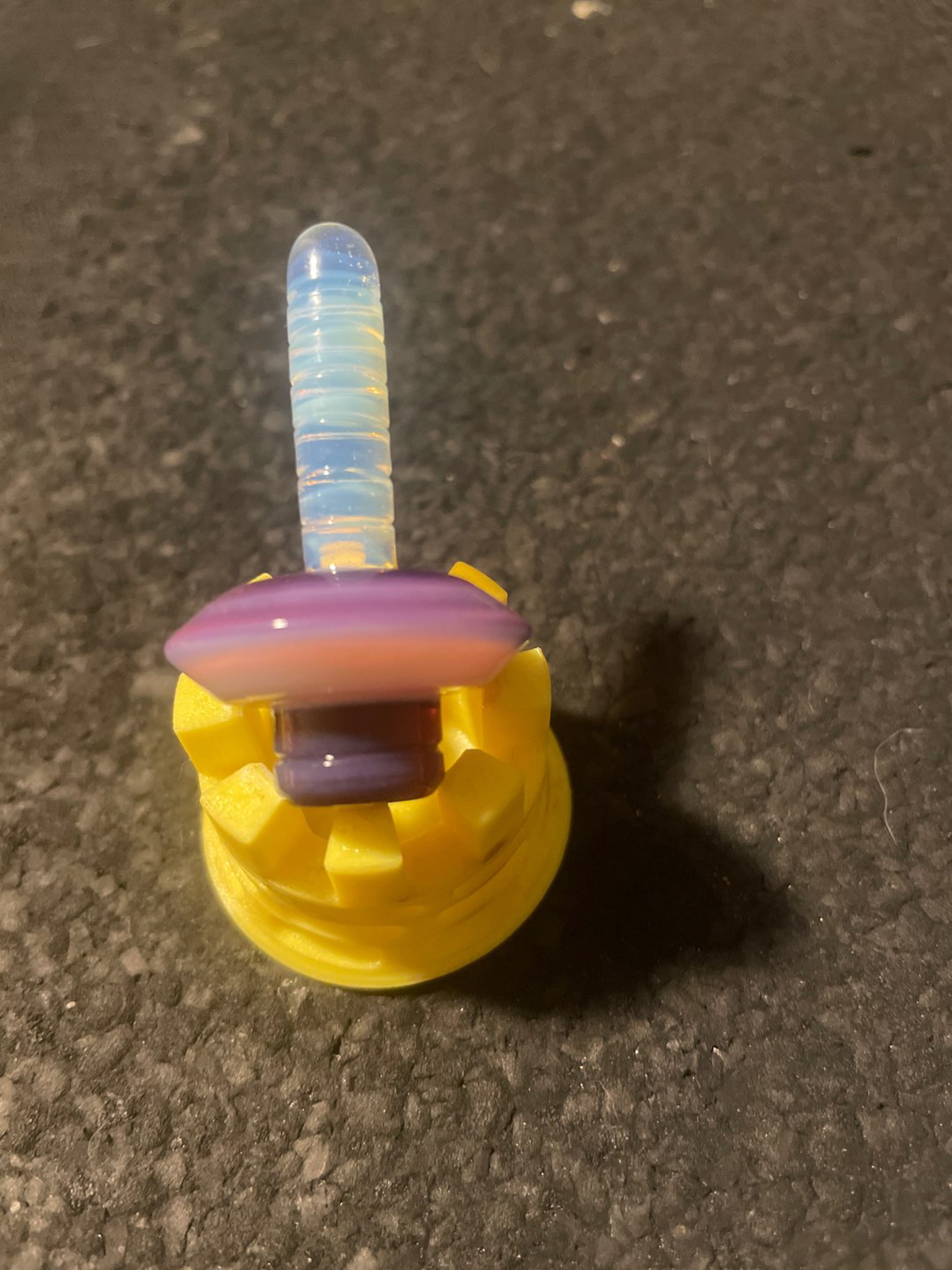 Preview pic of Asa glass slurper topper set