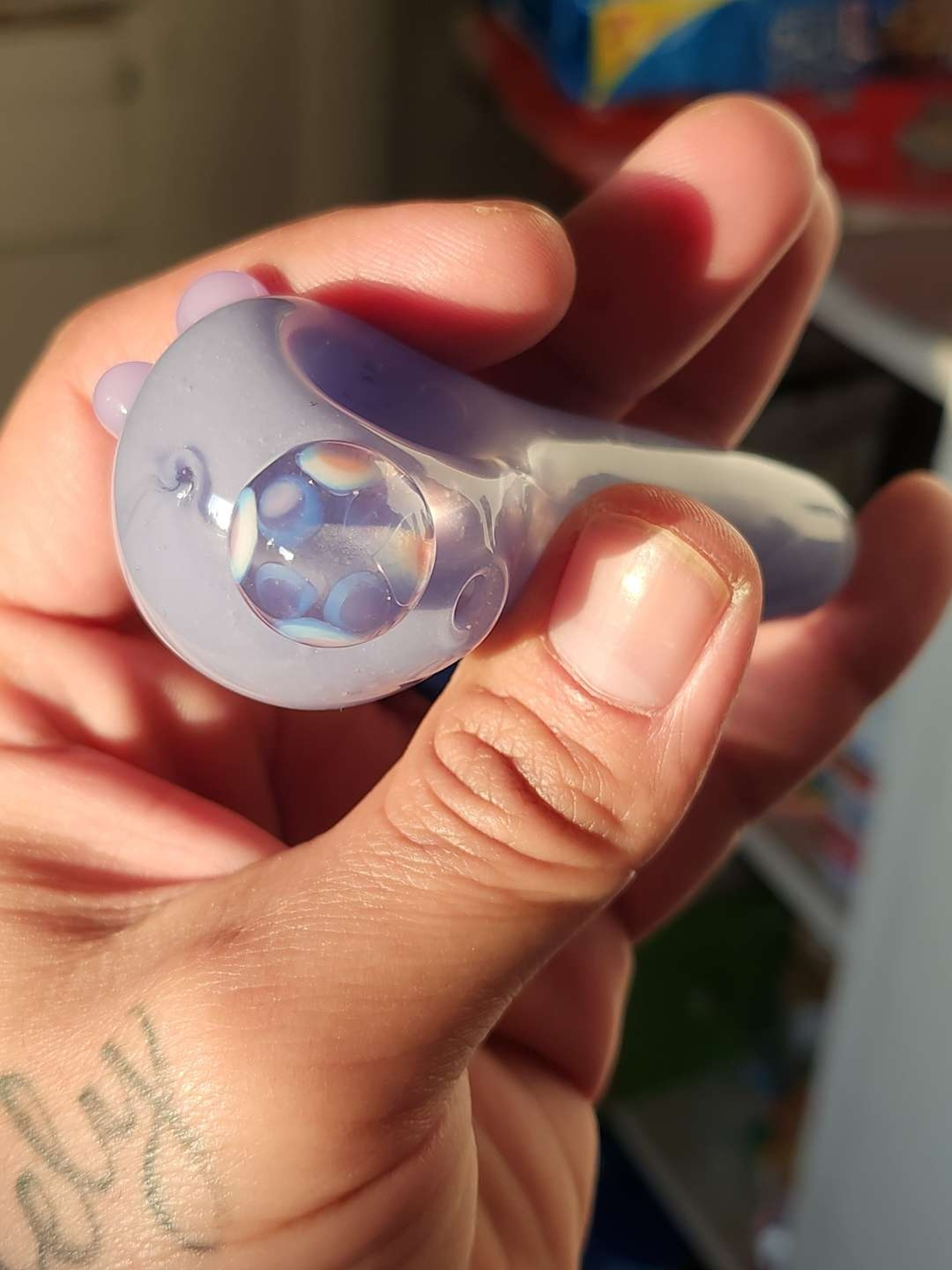 Preview pic of Dotstack spoon lavender and cotton candy