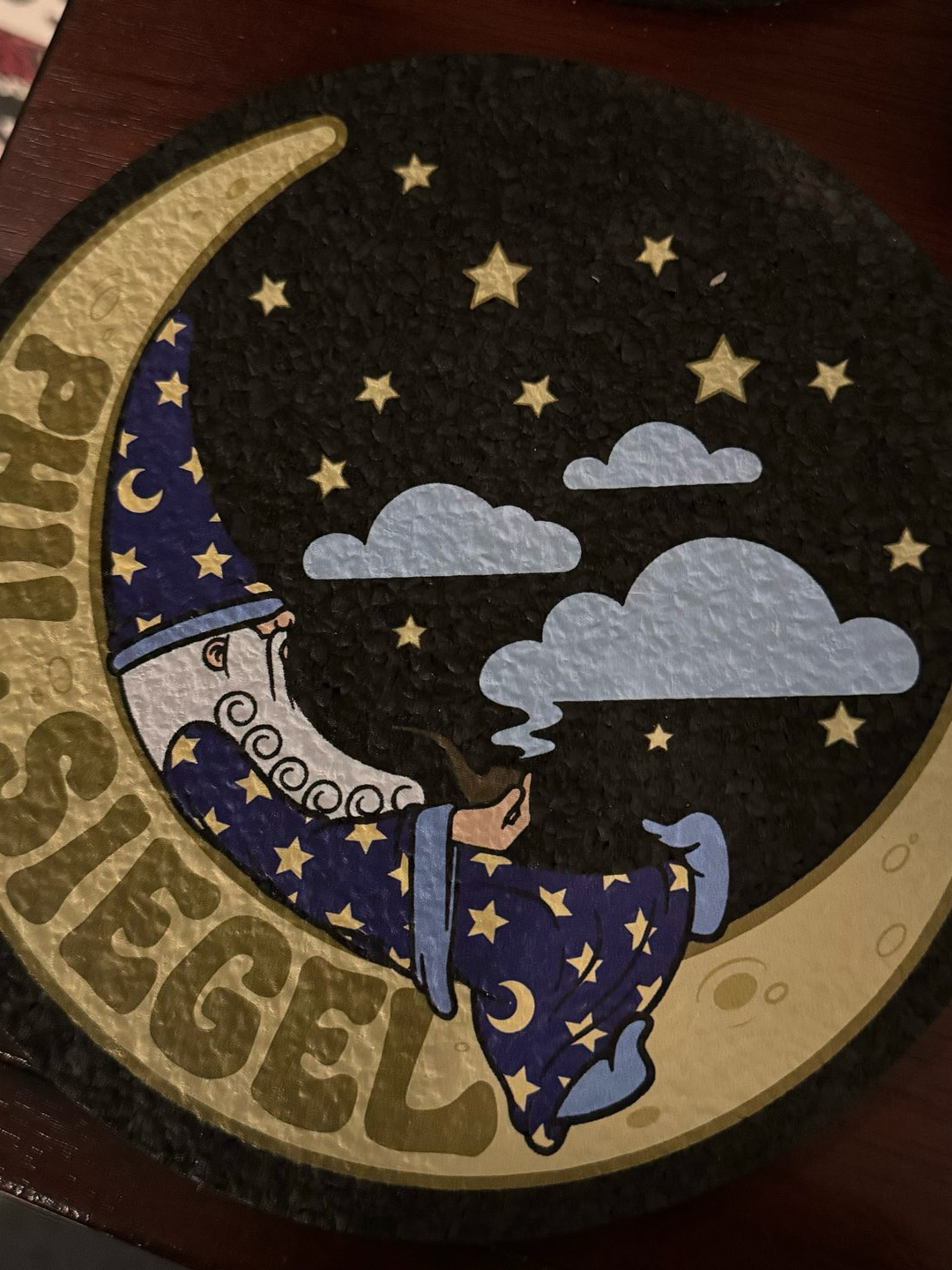Preview pic of Crescent moon wizard Phil siegel moodmat non uv