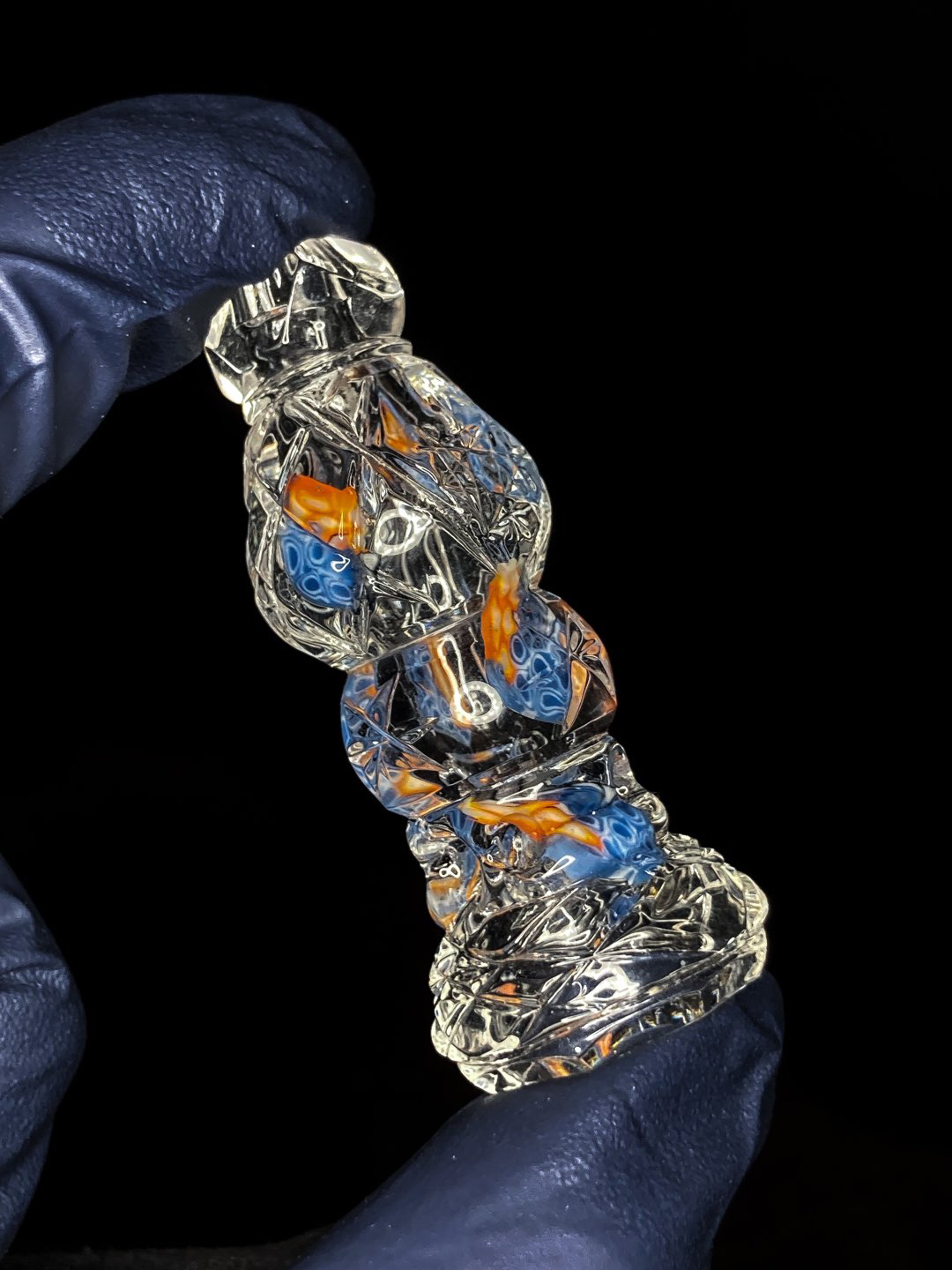 Preview pic of kandi glass collab murrine chillum