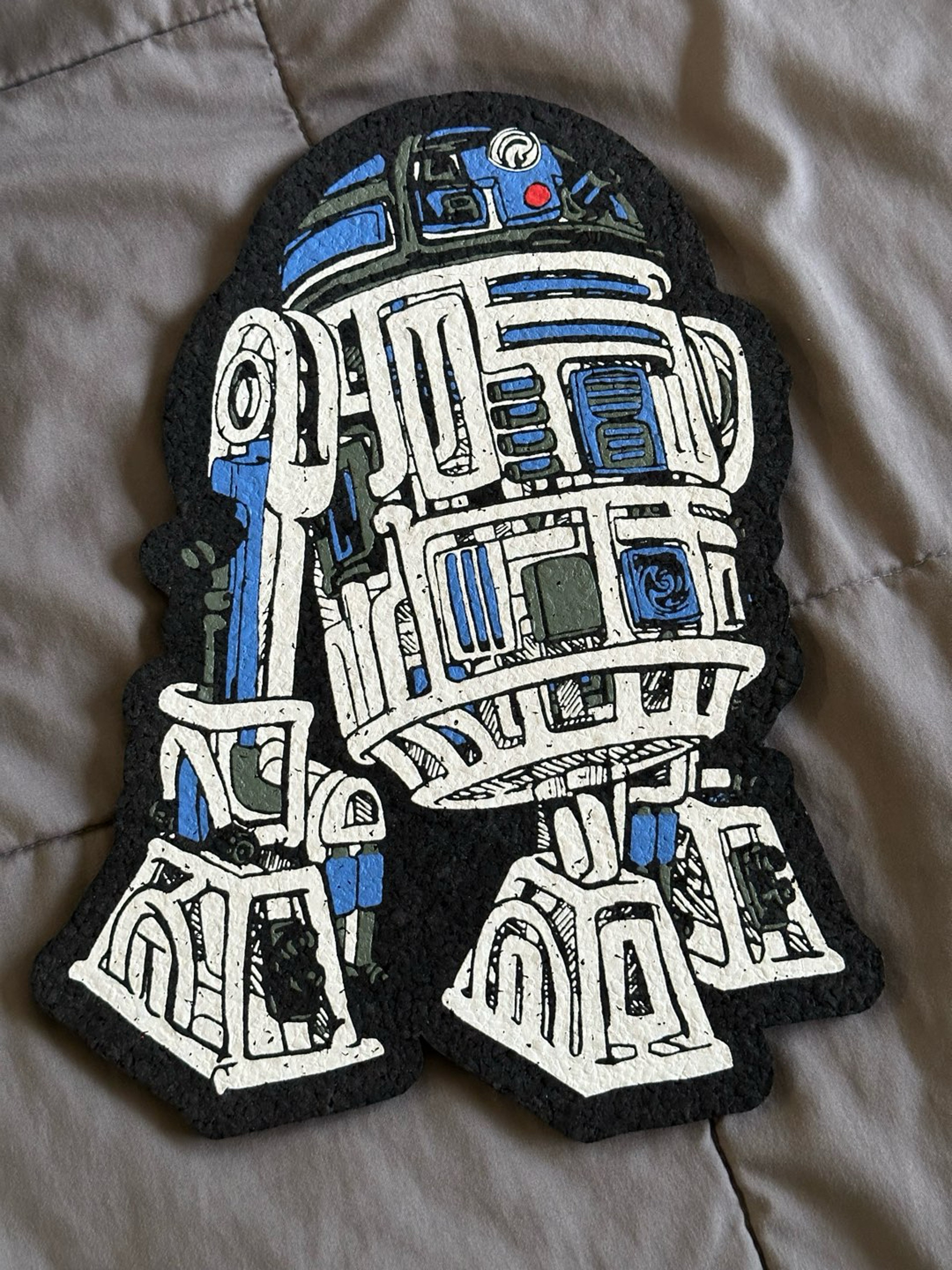 R2-D2 Banjo Glass unsigned Mood Mat image 0