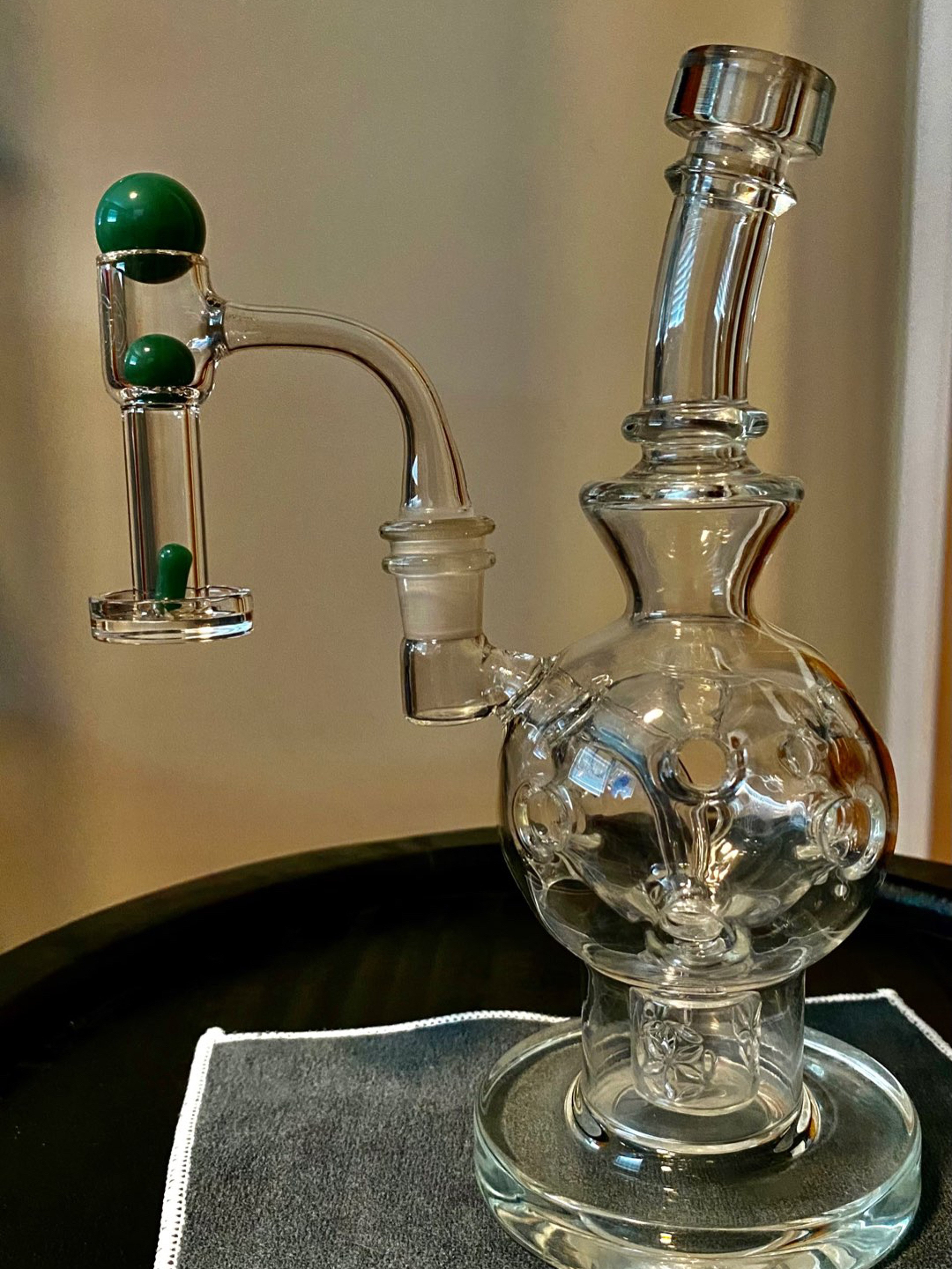 Preview pic of Greek Glass Egg + Gee West XL Slurper +  marble set